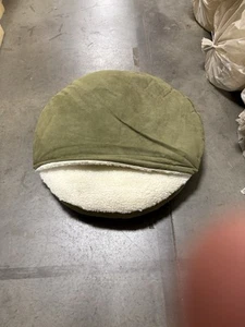 snoozer cozy cave dog bed Large 35” Olive Microsuede - Picture 1 of 1