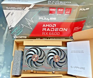 SAPPHIRE PULSE AMD Radeon RX 6600 8Go GDDR6 Carte Graphique GPU - Photo 1/24
