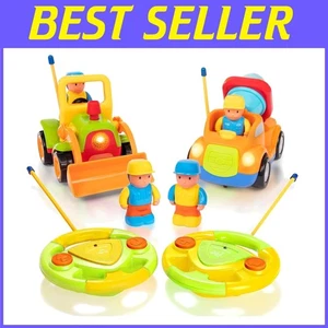 2pk Remote Control Cars for Little Boys - Truck & Tractor - Picture 1 of 9