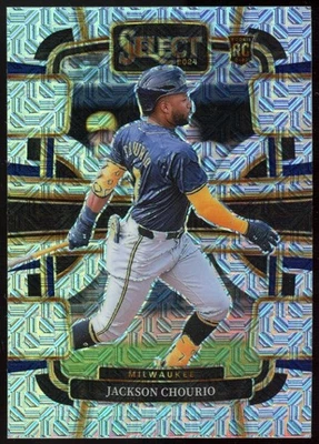 2024 Panini Select Jackson Chourio #6 Concourse FOTL Mojo Prizm #'d 5/6 ¡Cerveceros! Foto 1 de 2