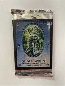 Shadowrun Trading Card Game Booster Pack TCG CCG FASA Corporation Art1 New! - Picture 1 of 2