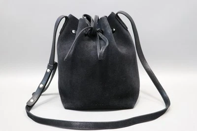 Bolso Bandolera MANSUR GAVRIEL Cuero Gamuza Negro Genuino Talla Pequeña Foto 1 de 4