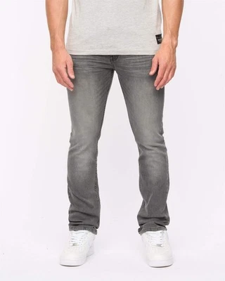 Mens 'SVELTE' Slim Fit Stretch 5 Pocket Denim Jeans - Dark Wash - Image 1 of 4