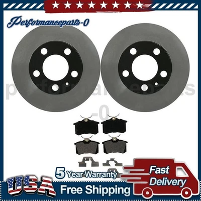 Juego de pastillas de freno de disco trasero rotor de freno de disco para Audi TT 2005-2005 Foto 1 de 4