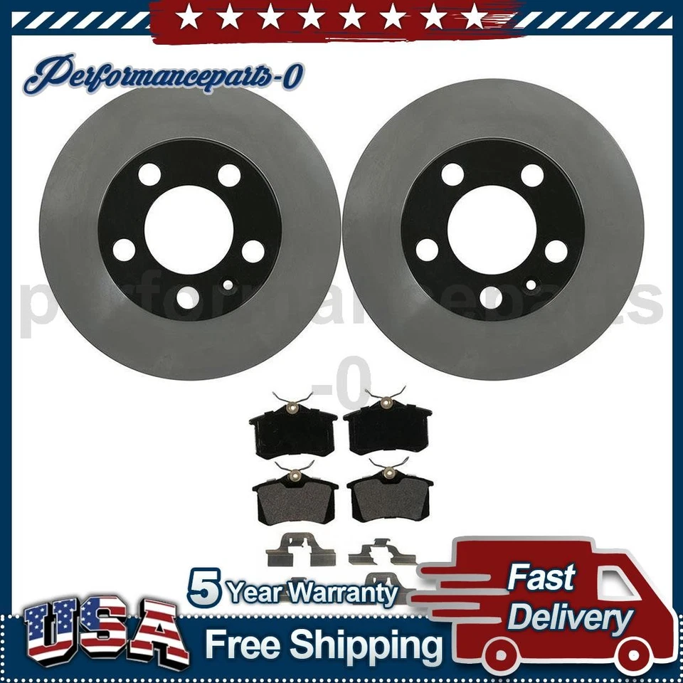 Комплект задних дисковых тормозных колодок дисковый тормоз ротор для Audi TT 2005-2005 - Изображение 1 из 4