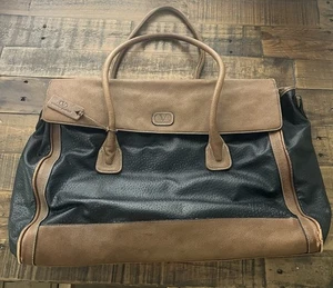 Valentino Garavani Leather Tote Large Tote Bag Brown Made in Italy - Picture 1 of 16
