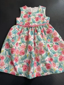 Bonnie Jean 6 Floral Sleeveless Dress - Picture 1 of 5
