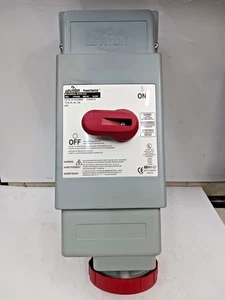 Interruptor de alimentación de bloqueo mecánico Leviton 100 Amp 3Ø 480 VAC 50 HP 4100MI7W - Imagen 1 de 15