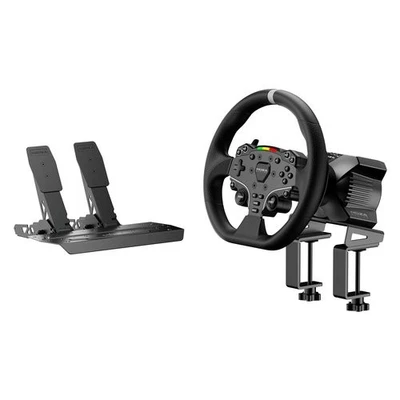 Moza Racing Volante e pedaliera simulatore guida R3 Bundle Black RS074 - Immagine 1 di 4