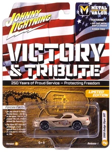 2008 Dodge Viper SRT Desert Sand Johnny Lightning Metal of Valor Maßstab 1:64 - Bild 1 von 1