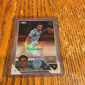 2023-24 Topps Chrome OTE Overtime Elite Reynan Dos Santos RC Refractor Auto - Bild 1 von 3