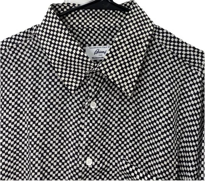 Broni FOR Neiman Marcus Size XL Made In Italy 100% Silk Black/White - Image 1 of 4