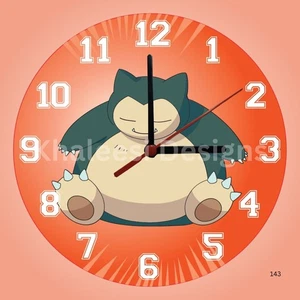 Exclusive Pokémon #143 Snorlax First Gen Wall Clock - Picture 1 of 9