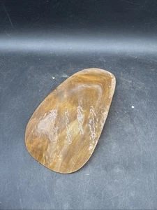 (1) Panel de repuesto de pantalla de lámpara de vidrio curvado curvado teñido de escoria vintage - Imagen 1 de 10