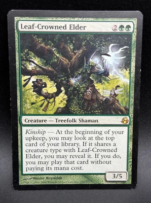 MTG Leaf-Crowned Elder R Morningtide #128 - Image 1 of 2