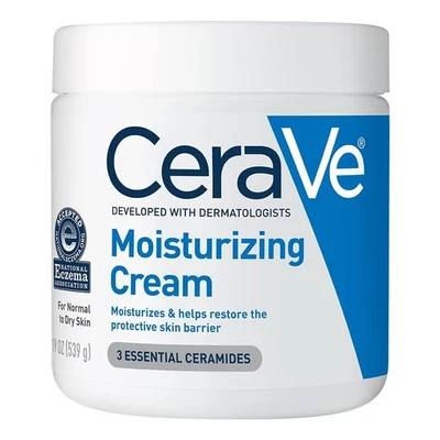CeraVe Moisturizing Cream, Body and Face Moisturizer for Dry Skin, 19 Ounce  - Image 1 of 4