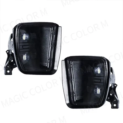 Luces antiniebla LED blancas DRL parachoques para Dodge Ram 1500 2013 2014 2015 2016 2017 2018 Foto 1 de 4