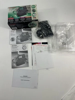 Sharp Wizard 0Z-570PC Charging Cord, DOCK Manuals, and BOX ONLY, missing PDA - Image 1 of 4
