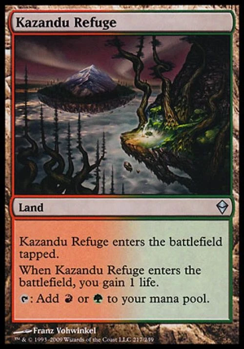 Kazandu Refuge - Light Play MTG Zendikar - Image 1 of 1