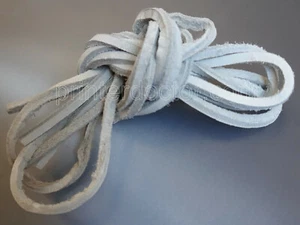Rawhide Leather Shoelaces Sperry TopSider Moccasin Strings Boat 2 Shoe Laces 40" - Picture 1 of 3