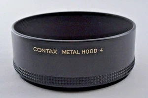 Near Mint Contax Lens Hood 4 Metal 86mm Screw-in Type From Japan - Picture 1 of 12