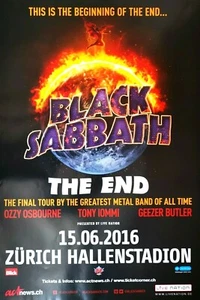BLACK SABBATH 2016 ZÜRICH + orig.Concert Poster - Plakat - DIN A2 - Art.3 xx - Bild 1 von 1