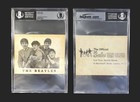 THE BEATLES RINGO STARR SIGNED AUTOGRAPHED 1963 FAN CLUB CARD BECKETT TRACKS COA
