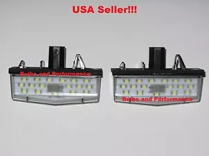 WHITE 6000K LED LICENSE PLATE LIGHTS LAMPS for 2011 - 2015 SCION tC - Picture 1 of 8