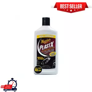 Clear Plastic Cleaner Polish MeguiarS PlastX Headlights Windows Plexiglass 10 Oz - Picture 1 of 12