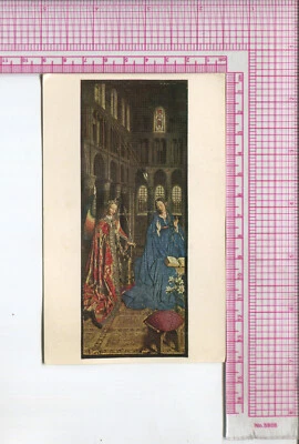 US 1968 Christmas 6¢ FDC Maximum Card – Jan van Eyck “The Annunciation” - Image 1 of 4
