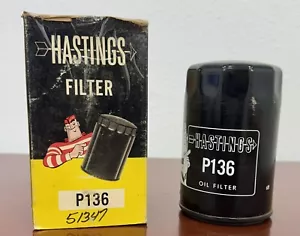 Hastings Oil Filter NOS P136 - Picture 1 of 3