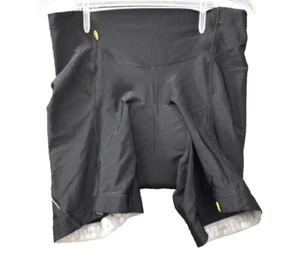 Mavic Womens Cycling Padded Shorts Large Black Stretch Waist Ergowaist 2D - Picture 1 of 10