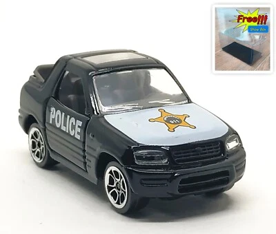 Majorette Toyota Rav 4 Police blanco/negro 1:50 (3 pulgadas) sin paquete Foto 1 de 4