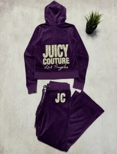 Juicy Couture Tracksuit S size Hoodie + Pants Womens - Picture 1 of 19