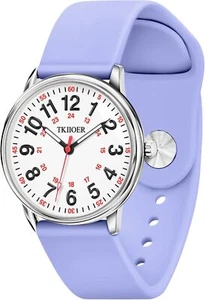 Watch Professionals Students Women Men 50M Waterproof Military Time Easy Read - Picture 1 of 6