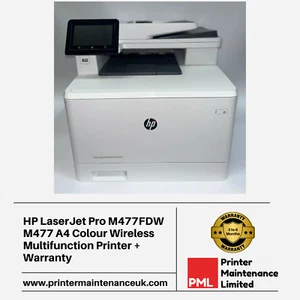 HP Colour LaserJet Pro M477FDW M477 MFP A4 USB & Wireless MFP Printer + Warranty - Picture 1 of 1