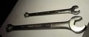Craftsman 2pc 47856 5/8 47852 3/8 12pt Combination Speed / Quick Wrench USA - Picture 1 of 3