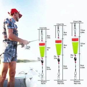 3 piezas flotadores de pesca bobbers pesca estallar trucha plataforma pop ponderado 3 pulgadas 4 pulgadas 5 pulgadas - Imagen 1 de 27