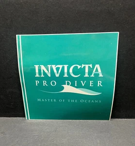 Invicta Watch Pro Diver Master of The Oceans 4" Vinyl-Aufkleber - Bild 1 von 2