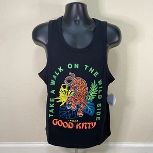 Neu mit Etikett Neff Good Kitty Tanktop für Herren Take A Walk On The Wild Side Größe Small - Bild 1 von 5