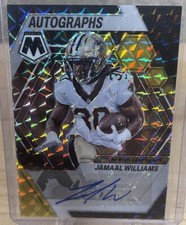 2023 Panini Mosaic Jamaal Williams Choice Black Gold Prizm Auto #5/8 Saints