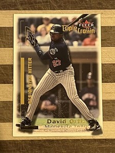 2001 Fleer Triple Crown Baseball David Ortiz Card #39