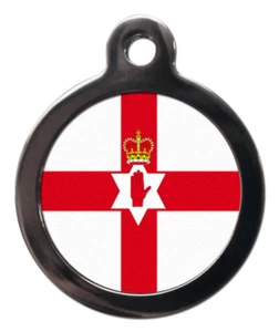 Pet ID tag Flag Picture design Flag of Northern Ireland - Picture 1 of 2