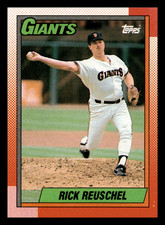 1990 Topps Rick Reuschel  San Francisco Giants #190 NM-MINT Baseball Card