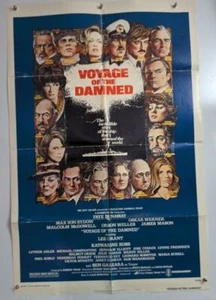 Póster original de la película Faye Dunaway Lee Grant VIAJE DE LOS CONDENADOS thriller nazi - Imagen 1 de 1