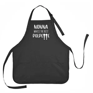 Nonna Makes the Best Polpette Apron, Nonna Polpette Apron, Polpette Apron - Picture 1 of 4