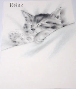 Tarjeta de feliz cumpleaños. Tema Gatito (T1). Rango de tarjetas para ti. - Imagen 1 de 2