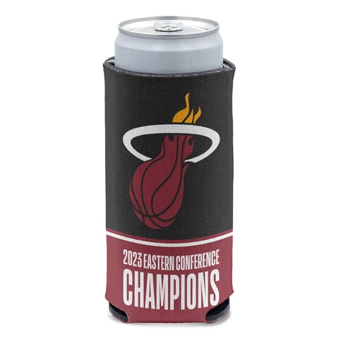 WinCraft  Miami Heat 2023 Eastern Conference Champions 12oz. Slim Can Cooler Cover
