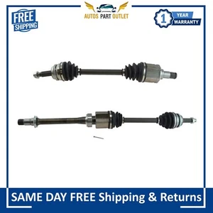 New Front CV Axle Shaft Assembly Pair For 2001-2009 Toyota Camry Solara - Picture 1 of 5