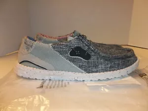 Nuevos Mocasines Oxfords Para Hombre Talla 44-10 Gris/Azul Sin Cordones Zapatos Cómodos - Imagen 1 de 7